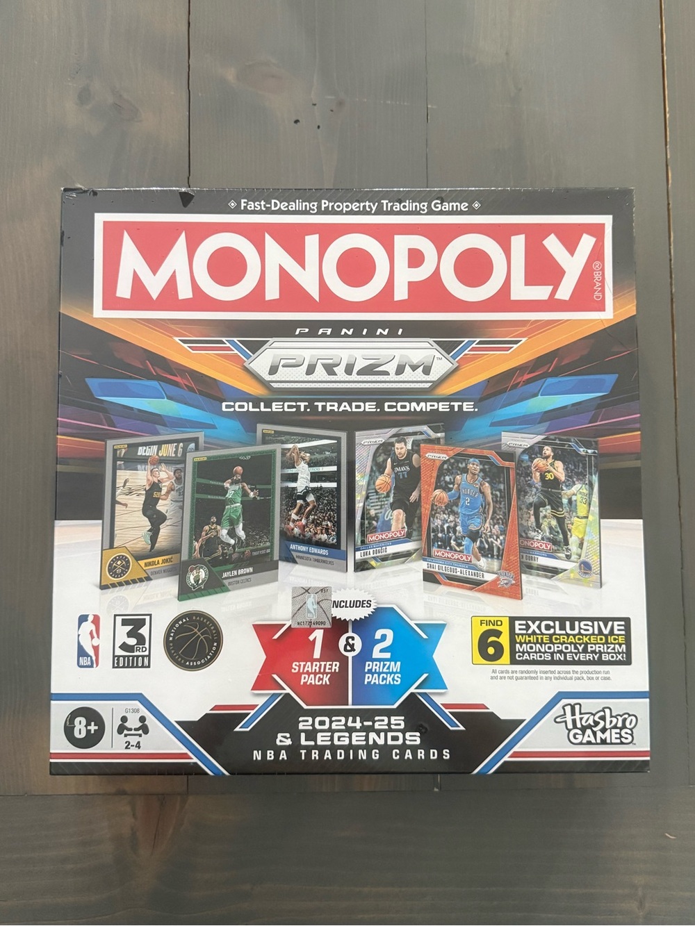 Monopoly NBA Panini Prizm Boardgame